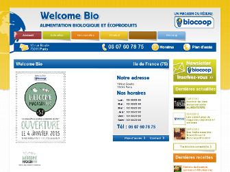 welcomebio.fr website preview