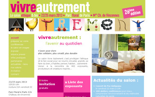 salon-vivreautrement.com website preview
