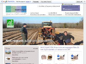 essenciagua.fr website preview
