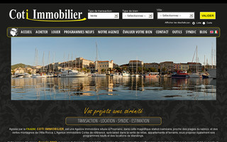 cotiimmobilier.com website preview