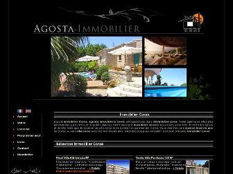 agosta-immobilier.com website preview