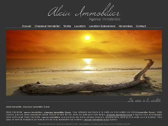 aleia-immobilier.com website preview