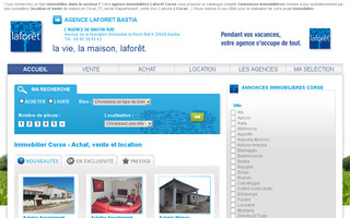 laforet-corse.com website preview