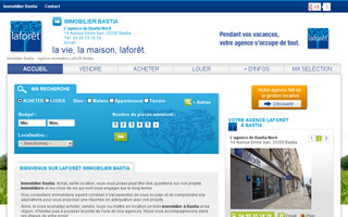 laforet-immobilier-bastia.com website preview