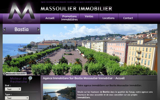 massoulierimmobilier.com website preview
