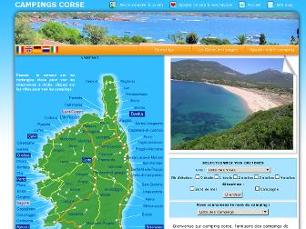 campingcorse.com website preview