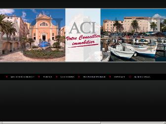 agenceaci-immobilier.com website preview