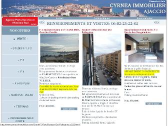 cyrnea-immobilier.com website preview