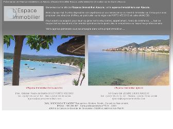 lespaceimmobilier-ajaccio.com website preview