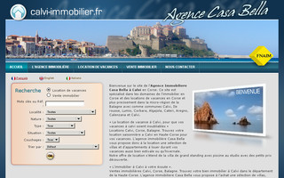 calvi-immobilier.fr website preview