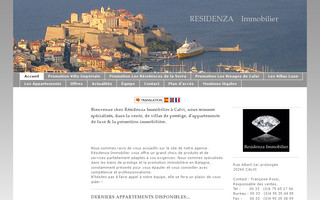 residenza-immobilier.com website preview