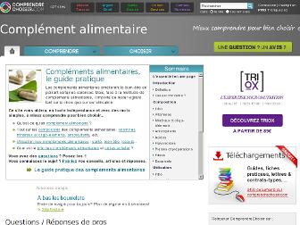 complement-alimentaire.comprendrechoisir.com website preview