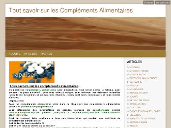 complement-alimentaire.blog4ever.com website preview