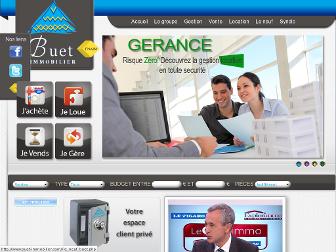 buet-immobilier.com website preview