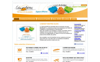 cabinetmaitre.com website preview
