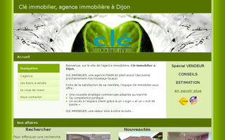cle-immobilier.fr website preview