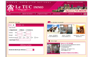 beaune.letuc.com website preview