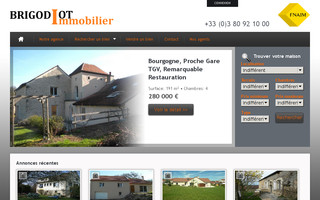 immobilierbourgogne.com website preview