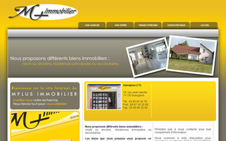 mplus-immobilier.com website preview