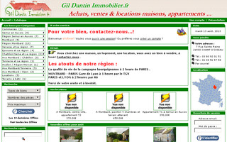 gildantinimmobilier.fr website preview