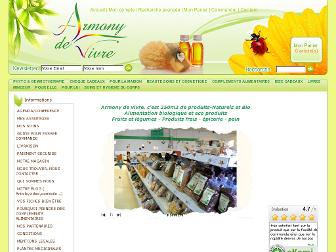 armonydevivre.fr website preview