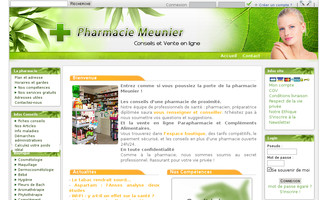 pharmacie-meunier.com website preview