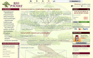 biophare.fr website preview