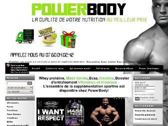 powerbody.fr website preview