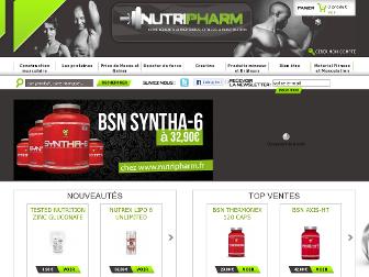 nutripharm.fr website preview