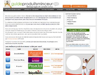 guideproduitsminceur.com website preview