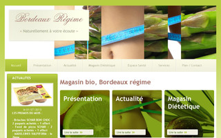 bordeaux-regime.fr website preview