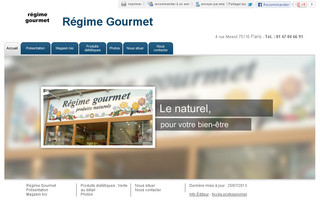regime-gourmet-bio-dietetique.fr website preview