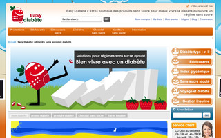 easy-diabete.com website preview