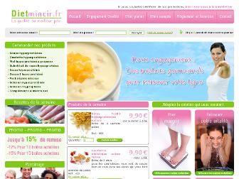 dietmincir.fr website preview