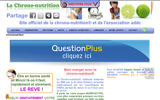 la-chrononutrition.com website preview
