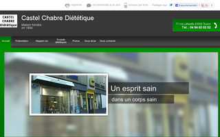 castelchabre-dietetique.com website preview