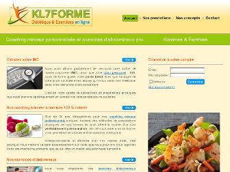 kl7forme.com website preview