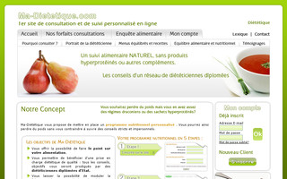 ma-dietetique.com website preview