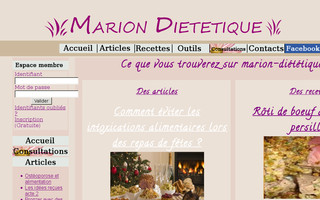 marion-dietetique.com website preview