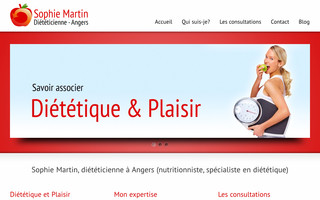 angers-dietetique.fr website preview