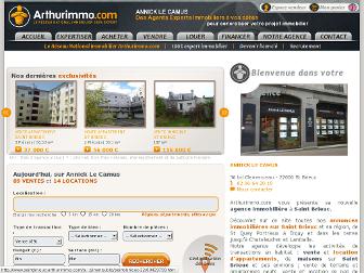saintbrieuc-arthurimmo.com website preview