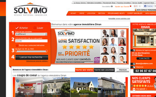 immobilier-dinan.solvimo.com website preview