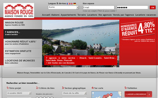 maison-rouge.fr website preview