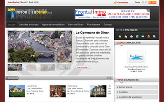 immobilierdinan.com website preview