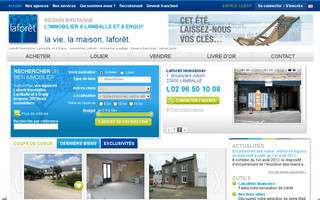 laforet-immobilier-lamballe.com website preview