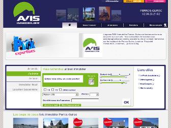 avis-immobilier-perrosguirec.com website preview