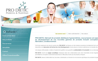 prodietic.fr website preview