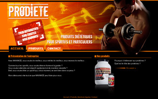 prodiete-dietetique-sportive.com website preview