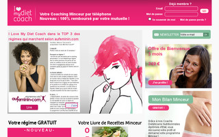 ilovemydietcoach.com website preview