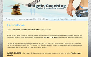 maigrir-coaching.com website preview
